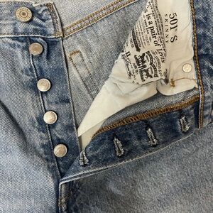 Classic 501 Distressed Denim